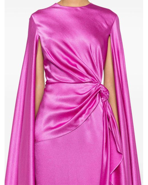 Solace London Pink Elya Maxi Dress