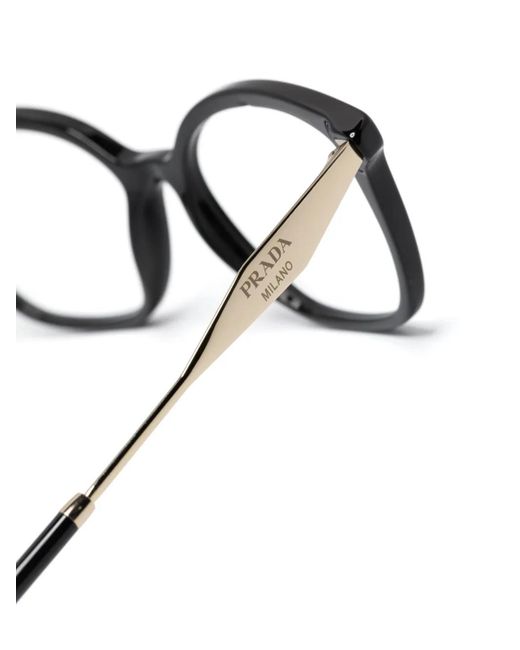 Prada Brown Cat-Eye-Frame Glasses