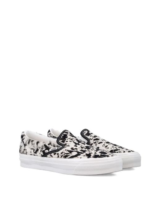 Vans White Slip-On Sneakers