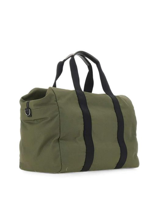 Gianni Chiarini Green Oslo Leather-Trim Tote Bag for men