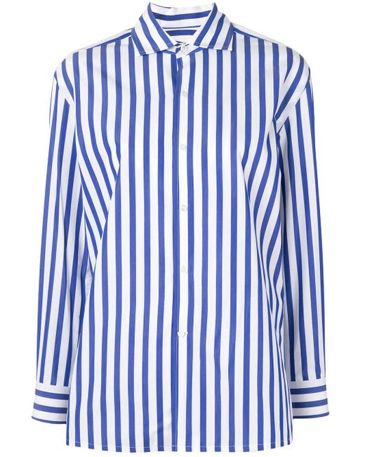 Ralph Lauren Blue Pinstriped Shirt