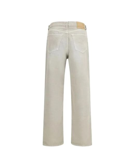 Haikure Gray Logo-Patch Jeans for men