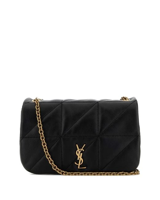 Saint Laurent Jamie 4.3 Gewatteerde Kleine Tas Met Ketting in het Black