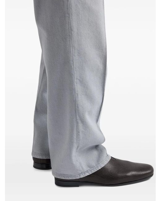 Prada Black Leather Pull-Tab Chelsea Boots for men