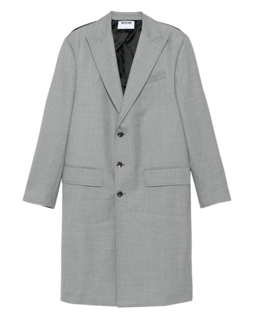 メンズ Moschino パネル コート Gray