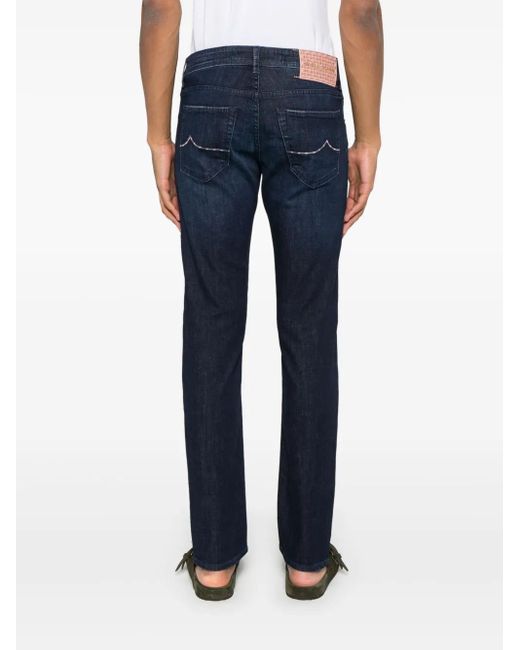 Jacob Cohen Jeans mit Logo-Patch in Blue für Herren