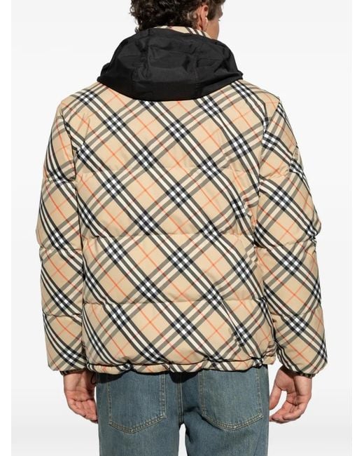 Burberry Natural Check-Pattern Reversible Jacket for men
