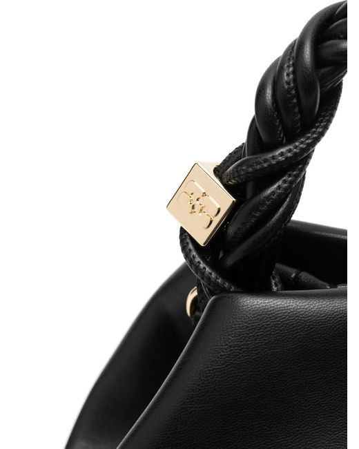 Ganni Black Bou Tote Bag