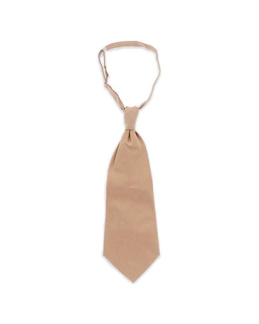 Corbata De Seda Corneliani de hombre de color White