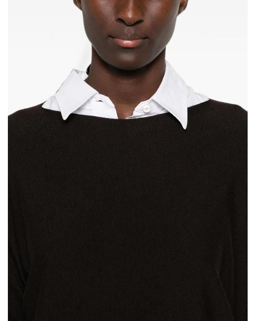 19.61 MILANO Black Long-Sleeve Sweater