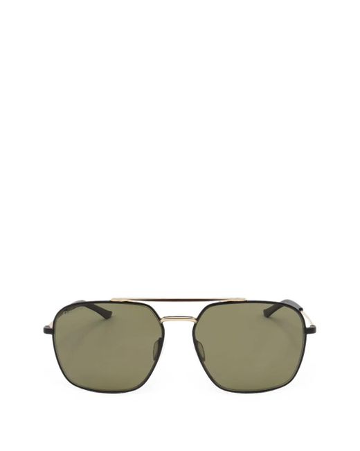 Smith Green Geometric-Frame Sunglasses