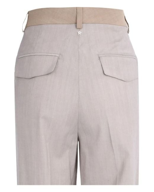 Lorena Antoniazzi Broek Met Zijstreep in het Gray