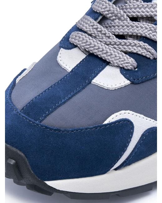 A Bathing Ape Blue Sta Star-patch Sneakers