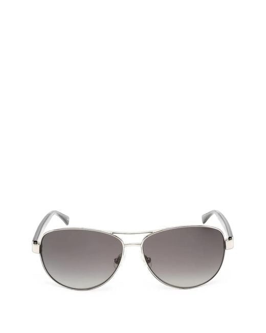 Kate Spade Gray Fara Pilot-Frame Sunglasses