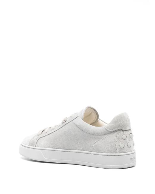 Baskets En Daim Tod's en coloris White