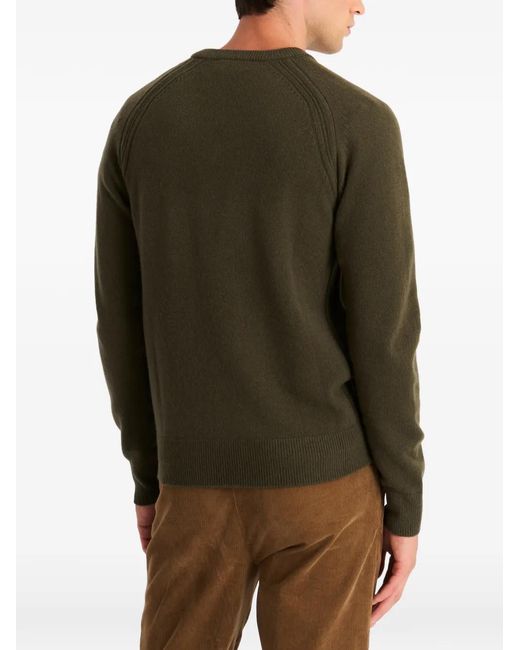 Pringle of Scotland Green V-Neck Sweater for men