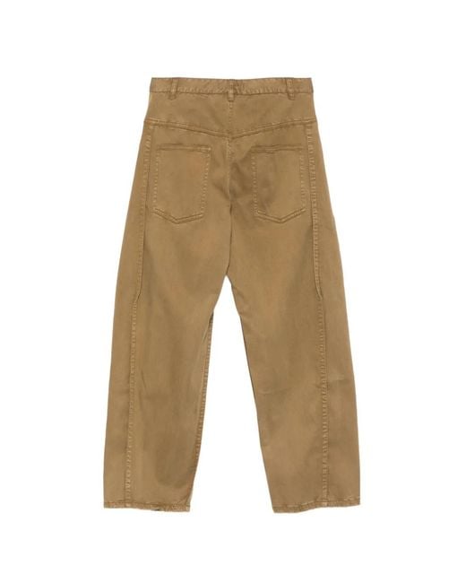 Tibi White Five-Pocket Trousers