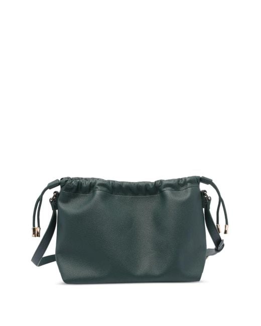A.P.C. Gray Drawstring Shoulder Bag