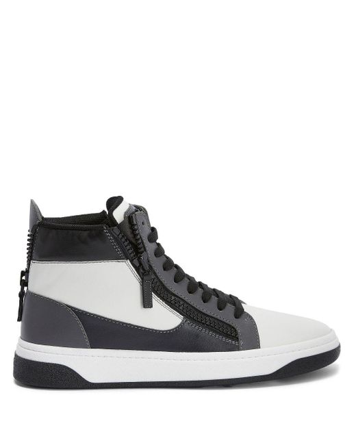 Giuseppe Zanotti Black Lace-up High-top Sneakers for men