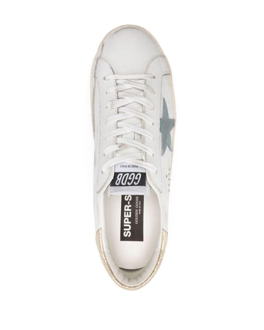 Golden Goose Deluxe Brand Super Star Sneakers mit Stern-Patch in White für Herren