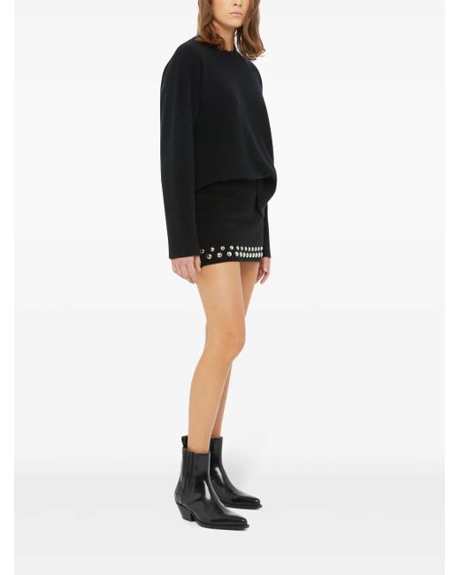 Alanui Love And Studs Mini-Rok in het Black