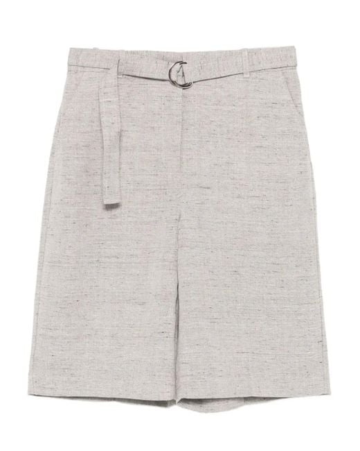3.1 Phillip Lim Gray Viscose Shorts