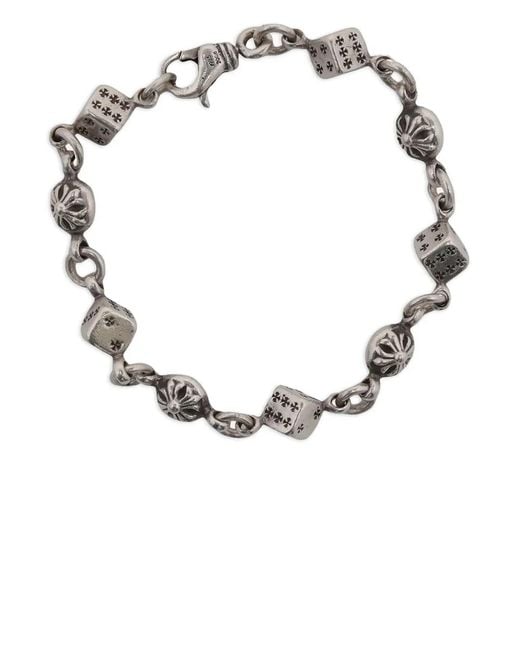 Bracelet Dé Chrome Hearts pour homme en coloris Metallic