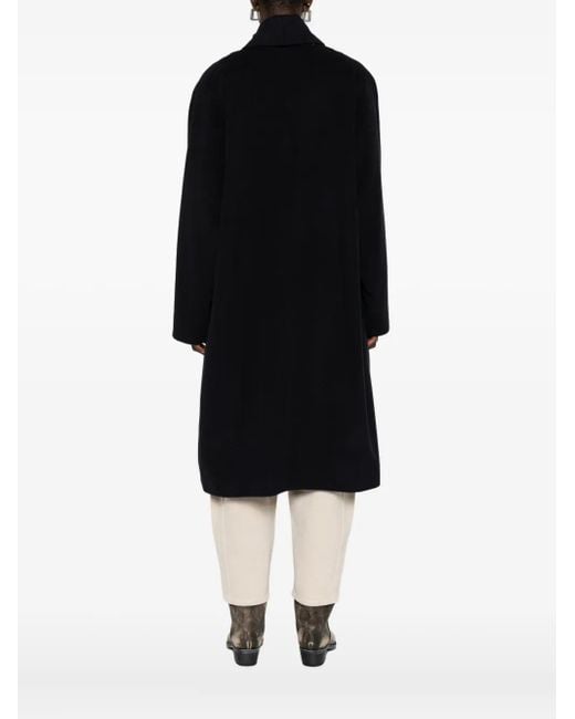 Isabel Marant Black Doppelreihiger Mantel