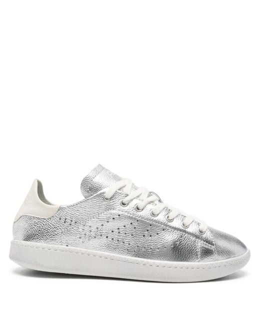 Ash White Super Perforated Sneakers