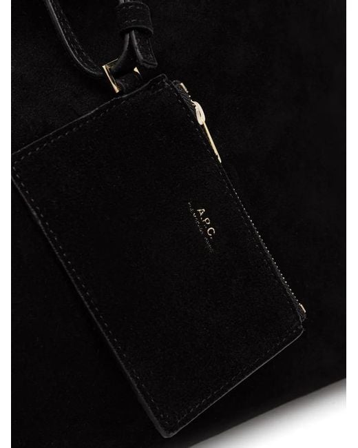 A.P.C. Black Le Drummer Tote Bag