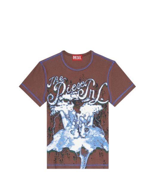 DIESEL Brown T-Brenda T-Shirt