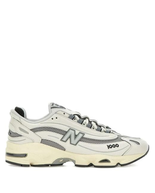 New Balance M1000 Sneakers in White | Lyst