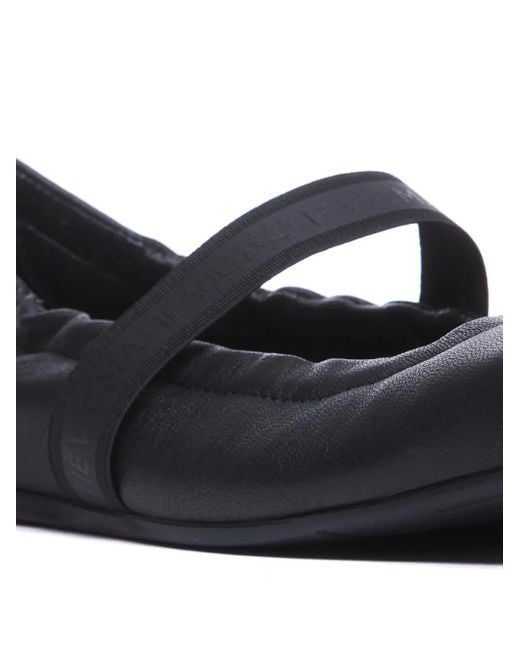 Vic Matié Blue Ballerinas Aus Leder