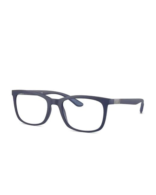 Ray-Ban Blue Rx7230 Square-Frame Glasses
