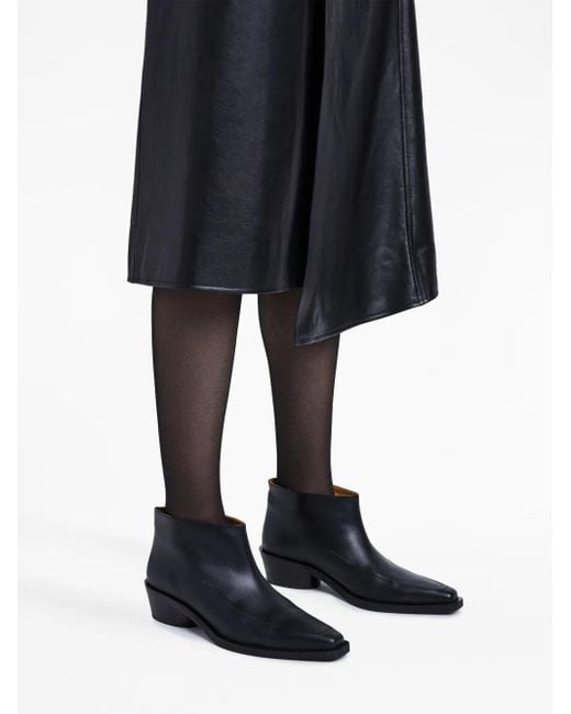 Proenza Schouler Blue Bronco Ankle Boots Shoes