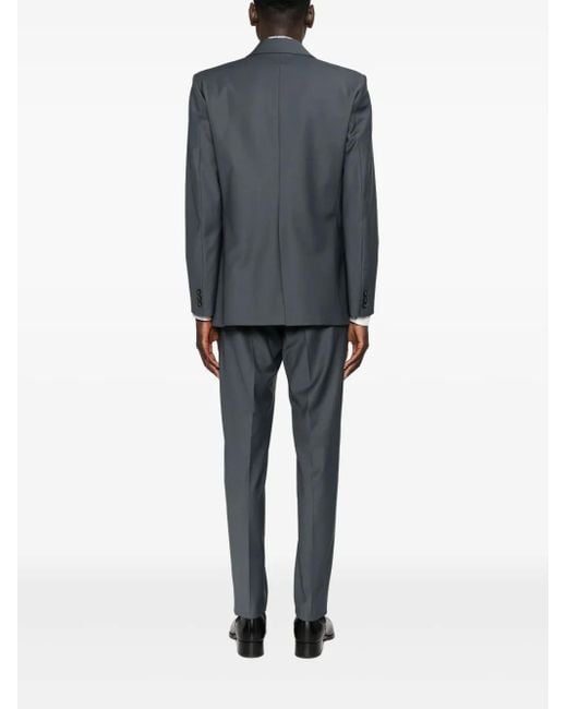 Patrizia Pepe Gray Blazer À Boutonnière Croisée for men