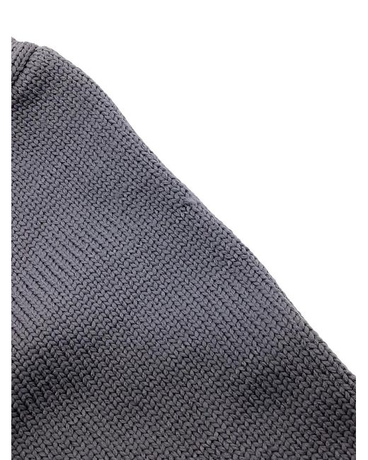 Comme des Garçons Gray Zip-Detail Button-Up Cardigan for men