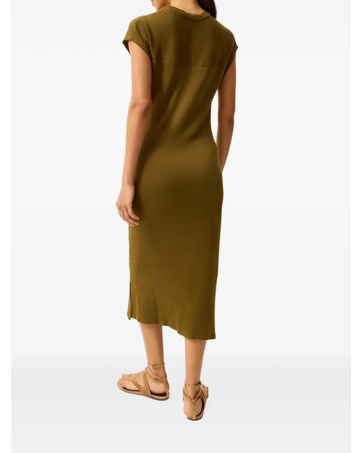 Marie Oliver Green Elowyn Side-Tie Midi Dress