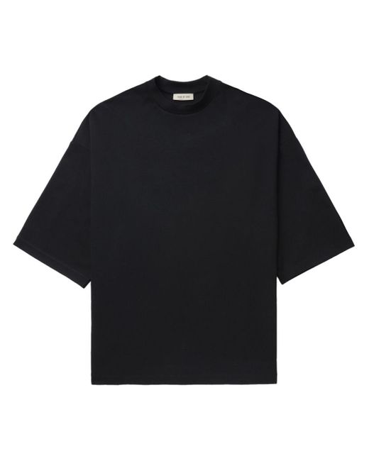 T-shirt con maniche a spalla bassa di Fear Of God in Black da Uomo