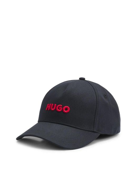 メンズ HUGO ロゴ キャップ Blue