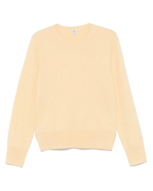 Totême  Natural Cashmere Crewneck Sweater