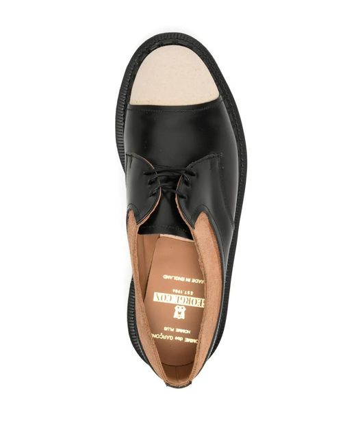 Comme des Garçons Black X George Cox Colour-Block Leather Derby Shoes for men