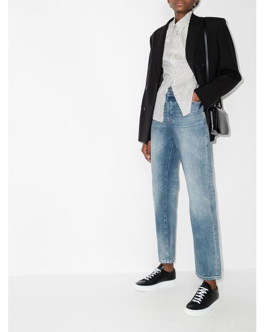 Frame デニム Le Slouch ボーイフレンドジーンズ カラー ブルー Lyst Frame デニム Le Slouch ボーイフレンドジーンズ カラー ブルー Lyst