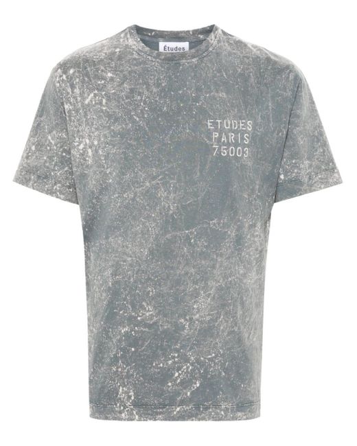Etudes Studio T-shirt Met Print in het Gray voor heren