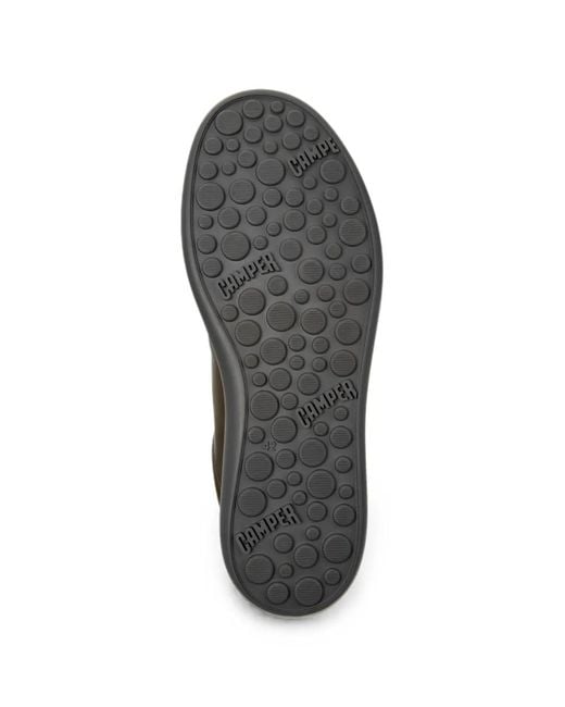 Camper Gray Pelotas Soller Leather Sneakers for men