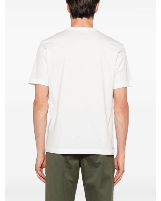 PS by Paul Smith Bio-Baumwoll-T-Shirt mit Circles-Print in White für Herren