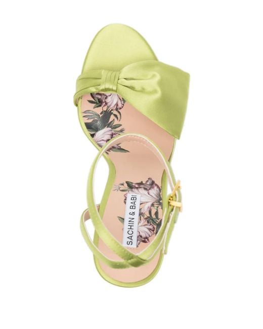 Sandalias Chelsea con lazo Sachin & Babi de color Metallic