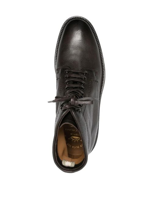 Botines con cordones Officine Creative de hombre de color Black