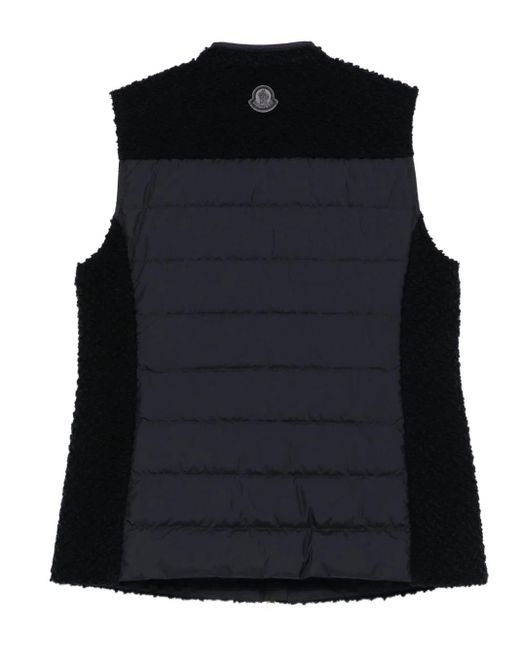 Moncler Black Multi-Pocket Zip-Front Gilet