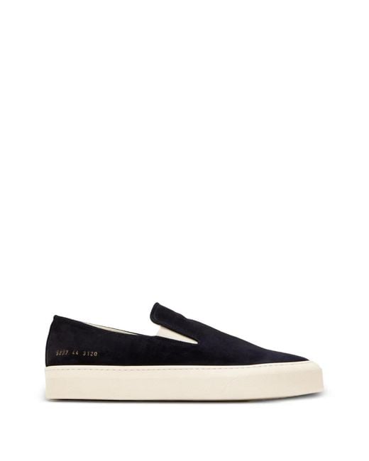Common Projects White Suede Slip-On Sneakers for men